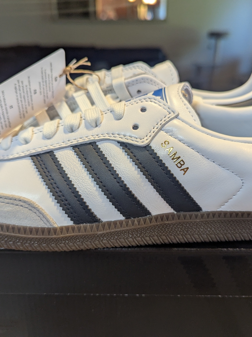 adidas Samba Men’s White and Black Low-Profile Sneakers